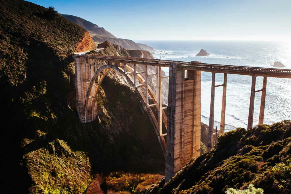Bixby Creek Bridge in Big Sur, California