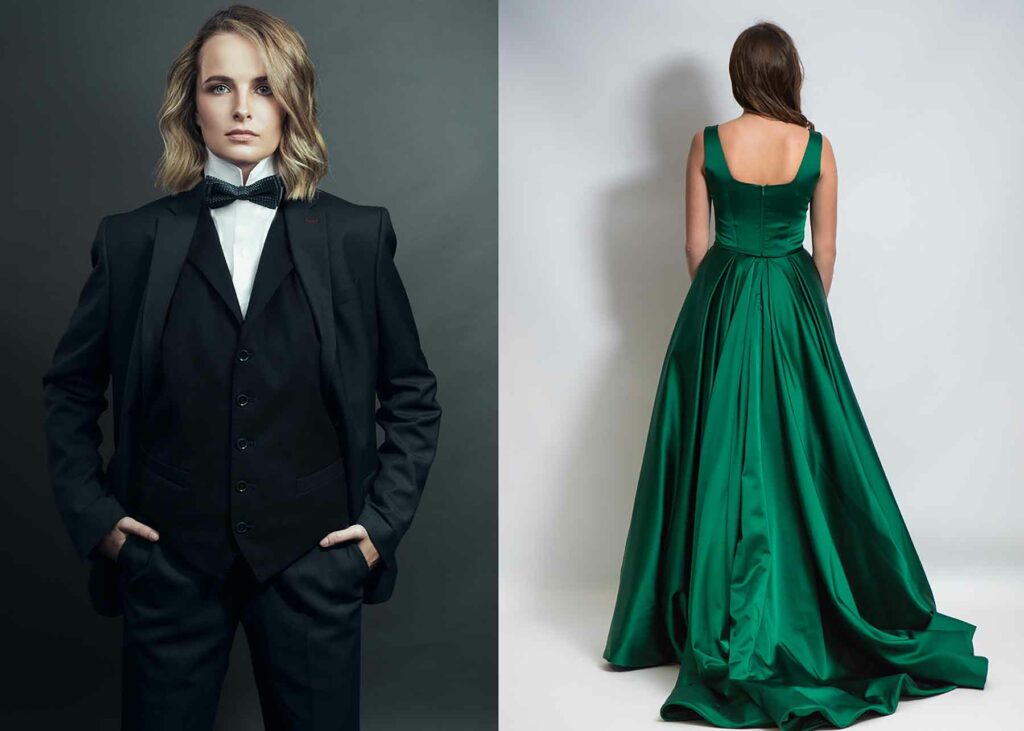 Black Tie Wedding Dress Code Examples