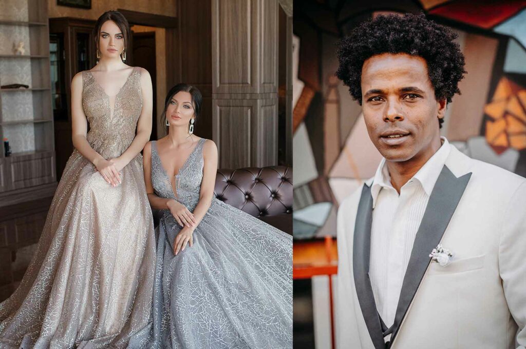 White tie wedding dress code examples