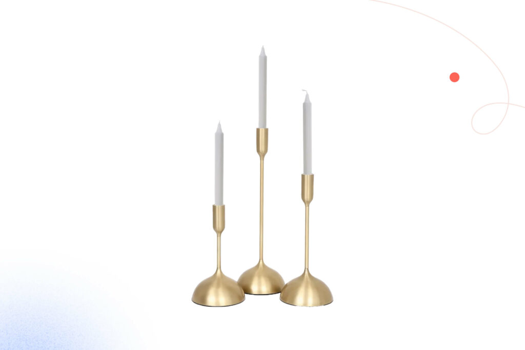Renwil Set of Three Candlestick Holders